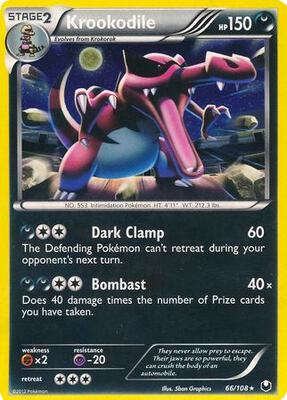 Krookodile - 66/108 (Cosmos Holo) - Blister Exclusives - Pokemon