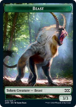 Beast // Treasure Double-Sided Token