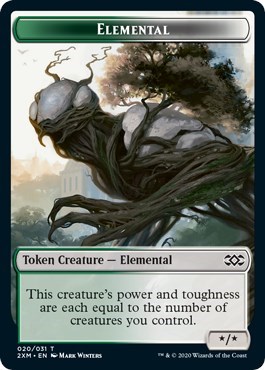 Elemental Shapeshifter Double Sided Token