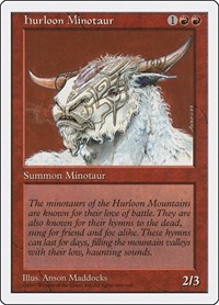 Hurloon Minotaur - Fifth Edition - Magic: The Gathering card