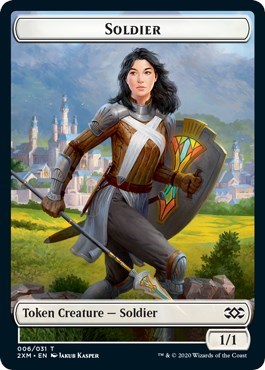 Soldier Squirrel Double Sided Token