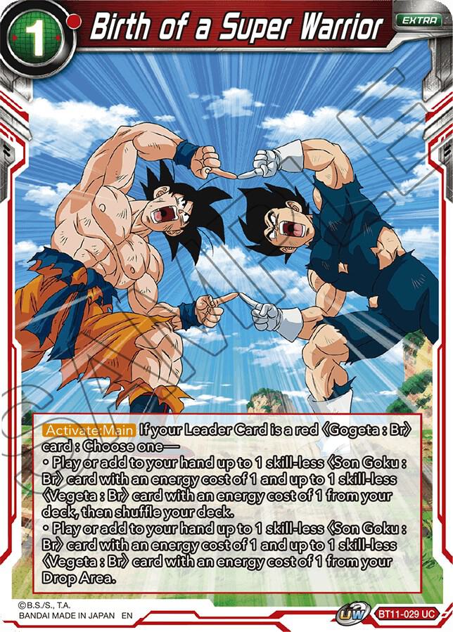 Birth of a Super Warrior #BT11-029 — Vermilion Bloodline