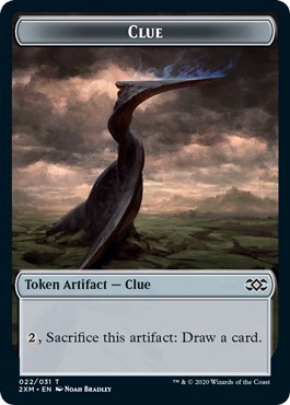 Clue // Golem Double-Sided Token