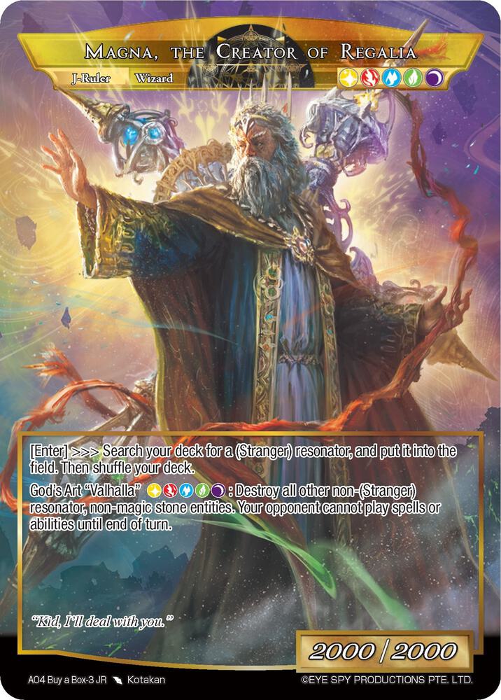 Magna, the Creator of Regalia