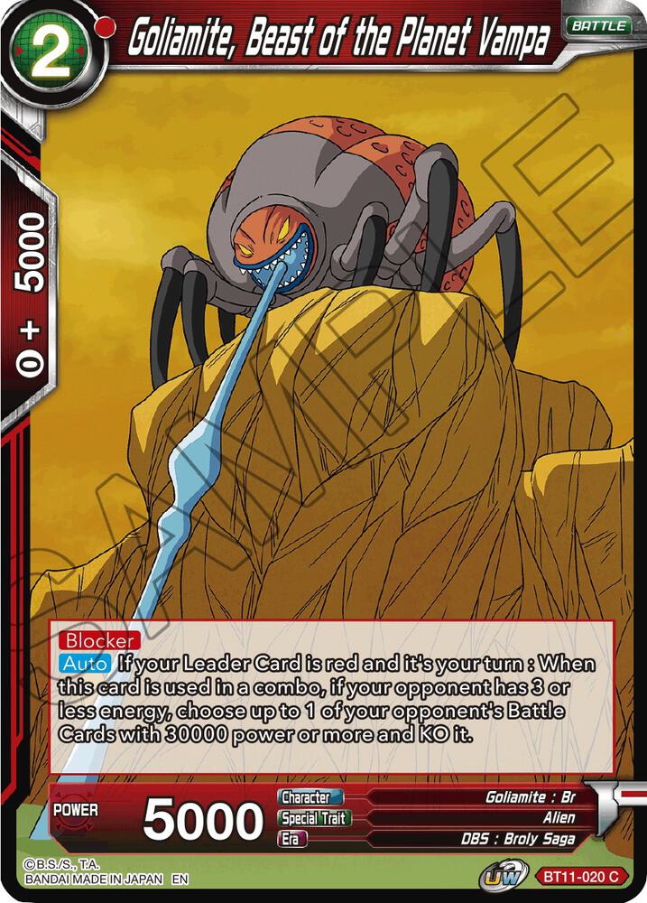 Goliamite, Beast of the Planet Vampa - Vermilion Bloodline