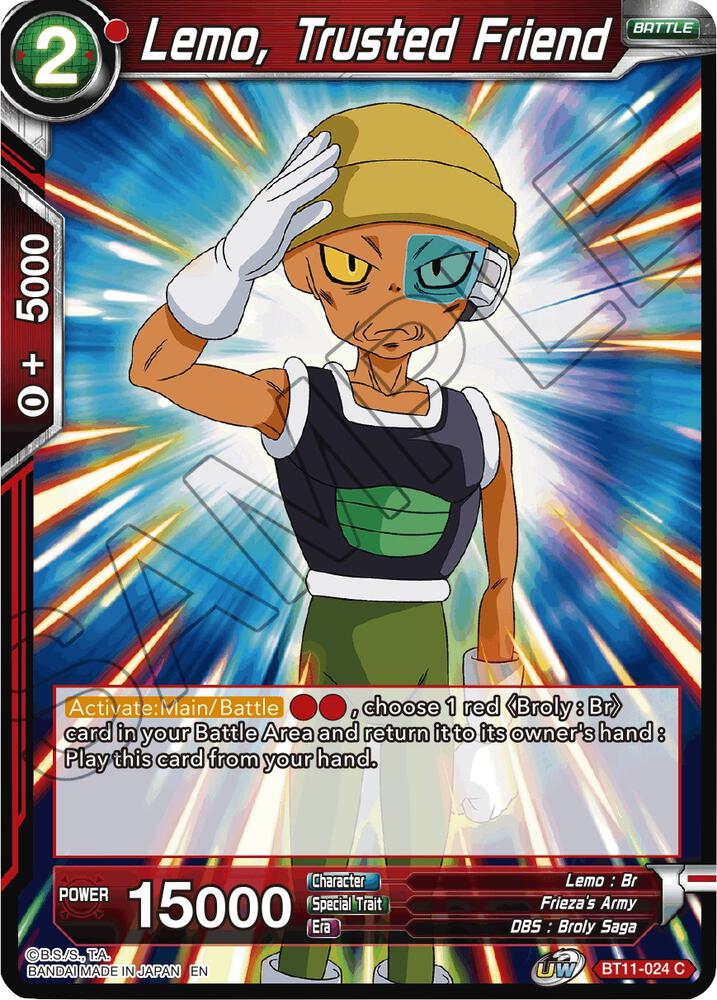 Lemo, Trusted Friend #BT11-024 — Vermilion Bloodline