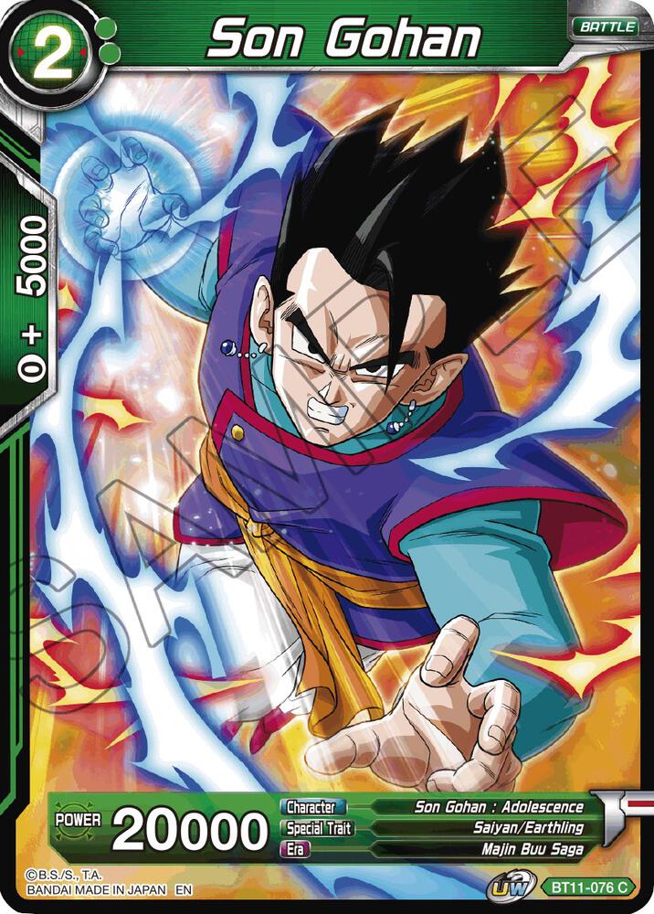 Son Gohan (Green) #BT11-076 — Vermilion Bloodline