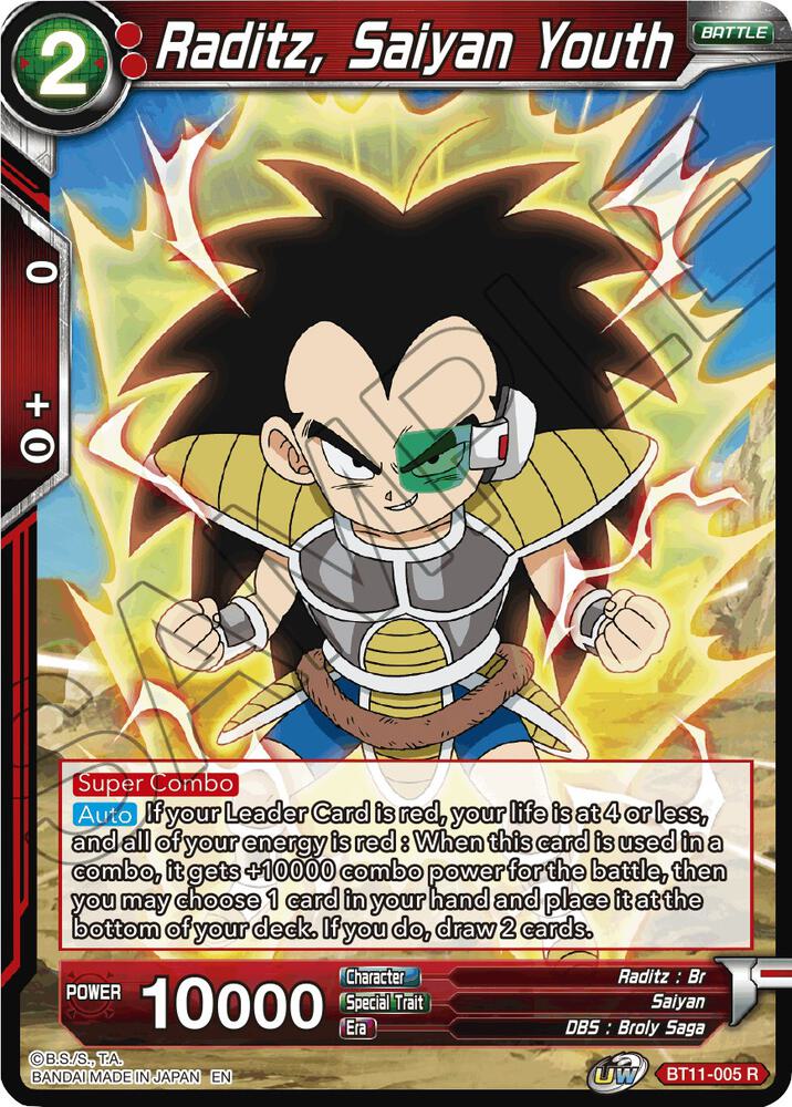 Raditz, Saiyan Youth - Vermilion Bloodline - Dragon Ball Super