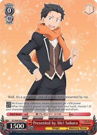 Presented By Me Subaru Re Zero Memory Snow Weiss Schwarz Online Gaming Store For Cards Miniatures Singles Packs Booster Boxes