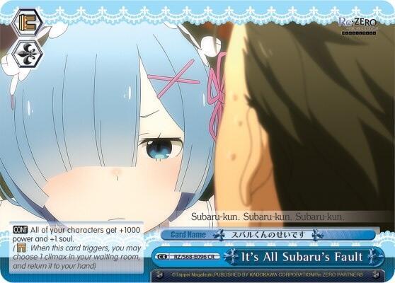 It's All Subaru's Fault