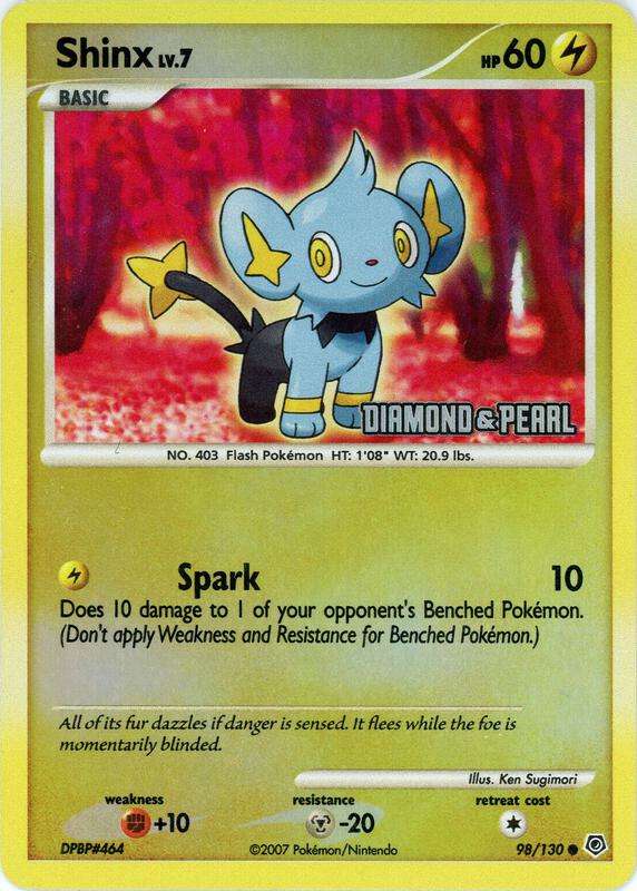Shinx - 98/130 [Diamond & Pearl] 098/130 from Burger King Promos