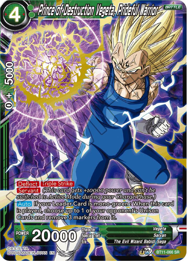 Prince of Destruction Vegeta, Prideful Warrior - Vermilion