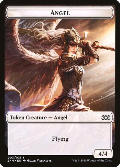 Angel Human Soldier Double Sided Token