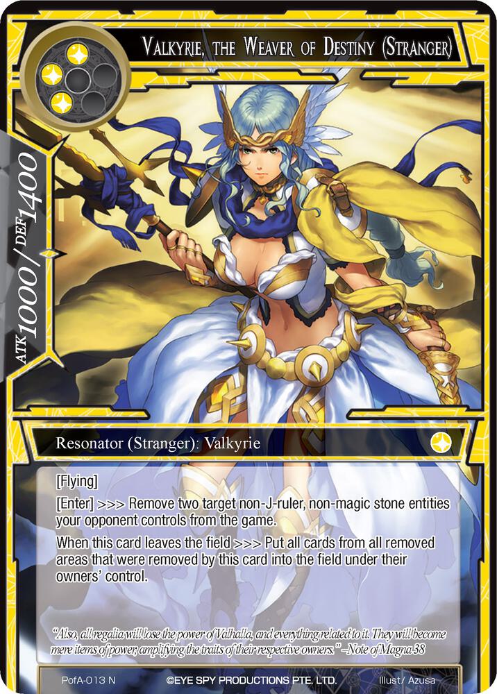 Valkyrie, the Weaver of Destiny (Stranger)