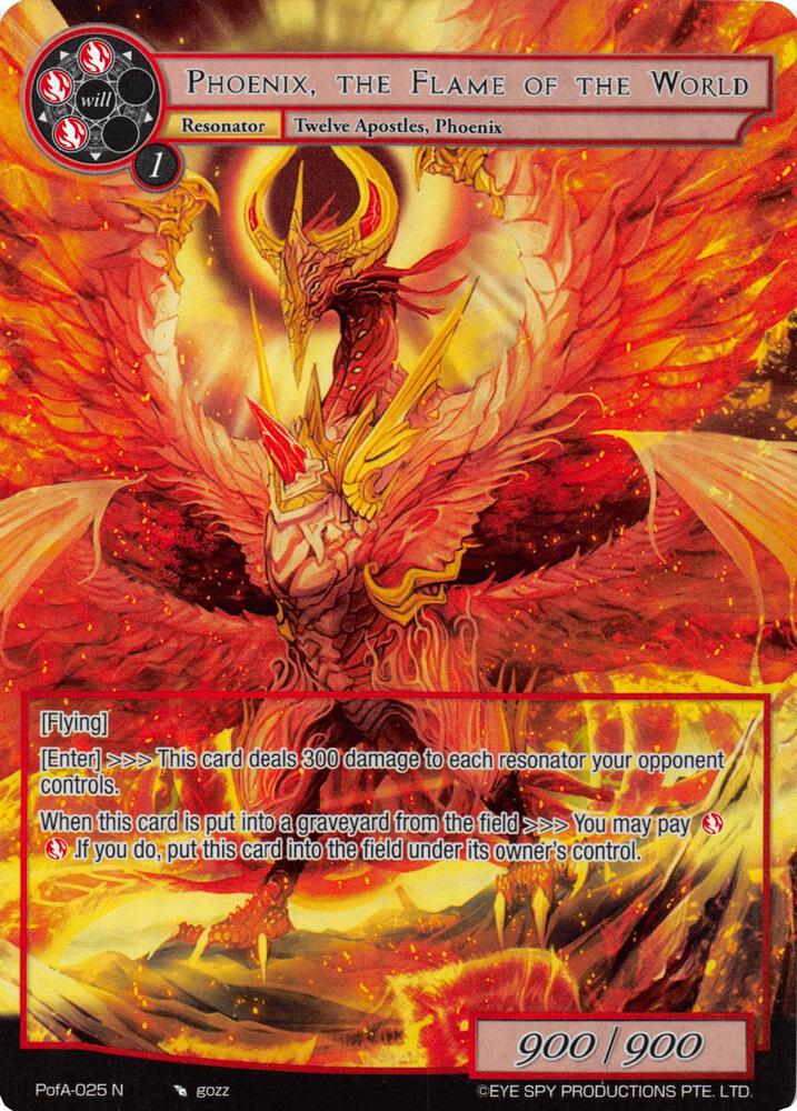 Phoenix, the Flame of the World (Full Art)