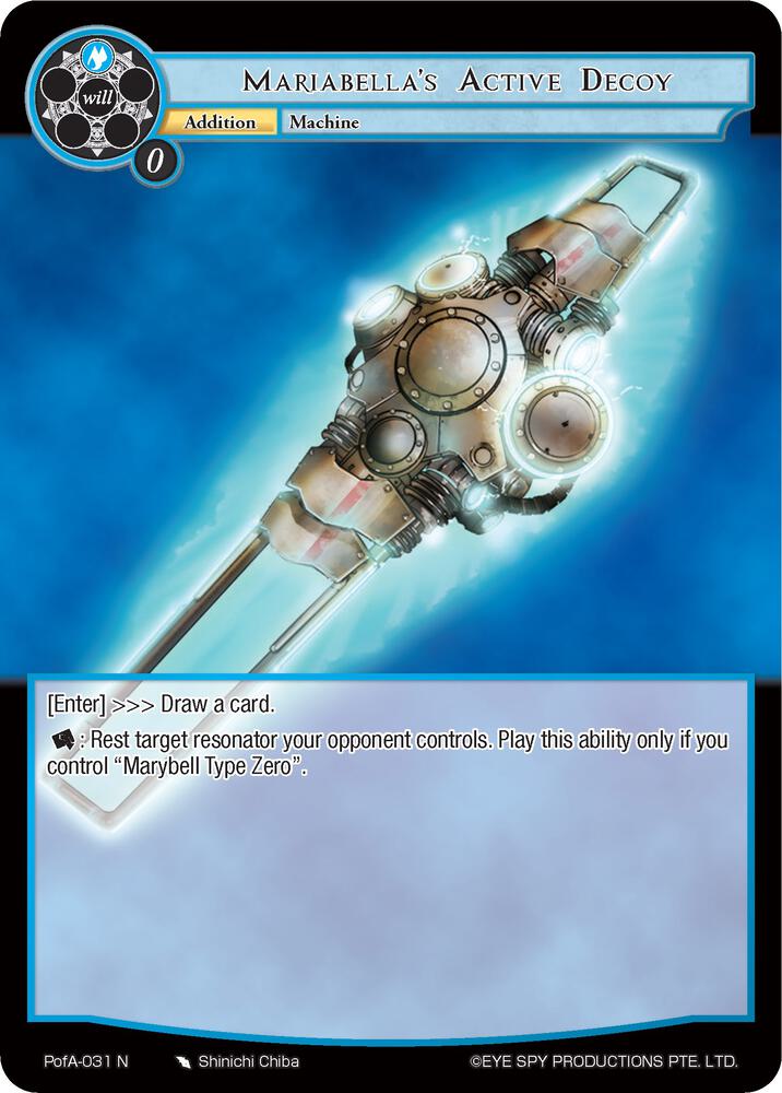 Mariabella's Active Decoy
