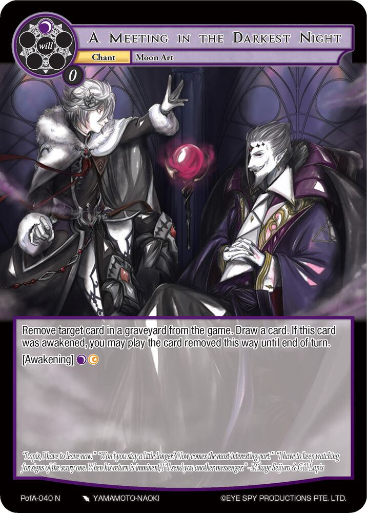 A Meeting in the Darkest Night