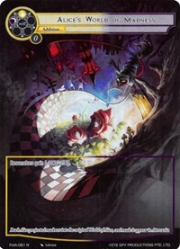 Alice's World of Madness (Full Art) - Force of Will Alice Origin IV: Prologue of Attoractia trading card