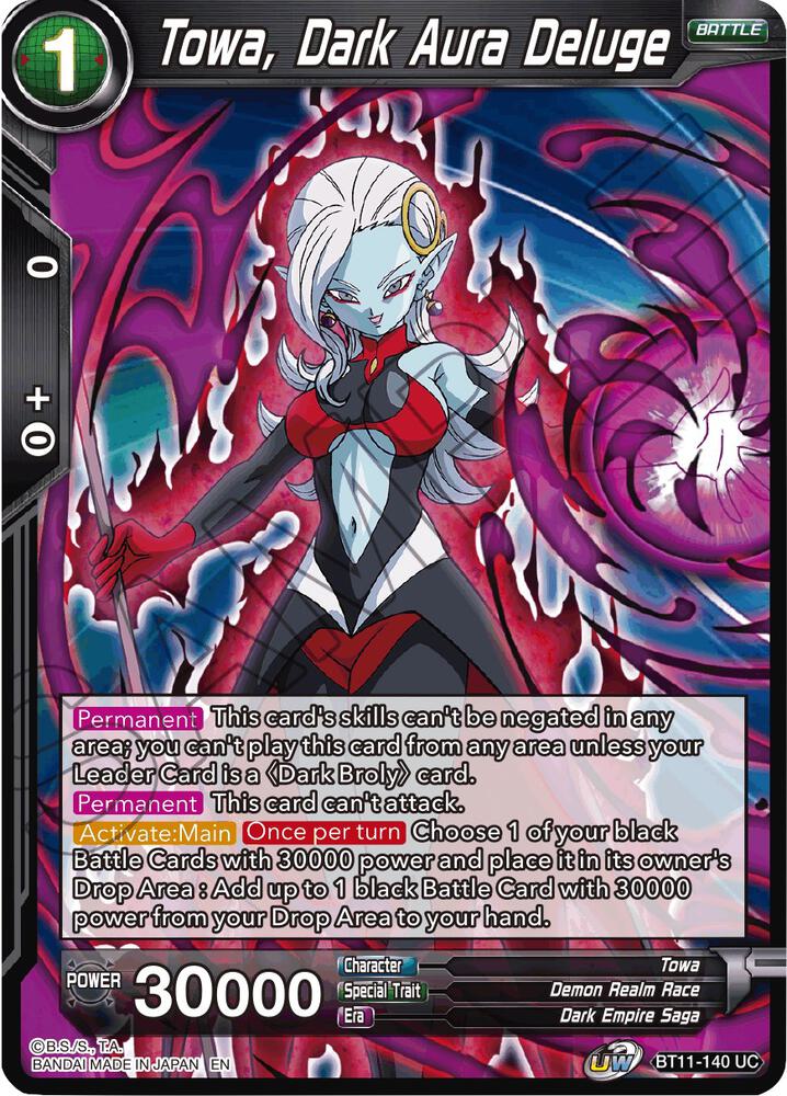 Towa, Dark Aura Deluge #BT11-140 — Vermilion Bloodline