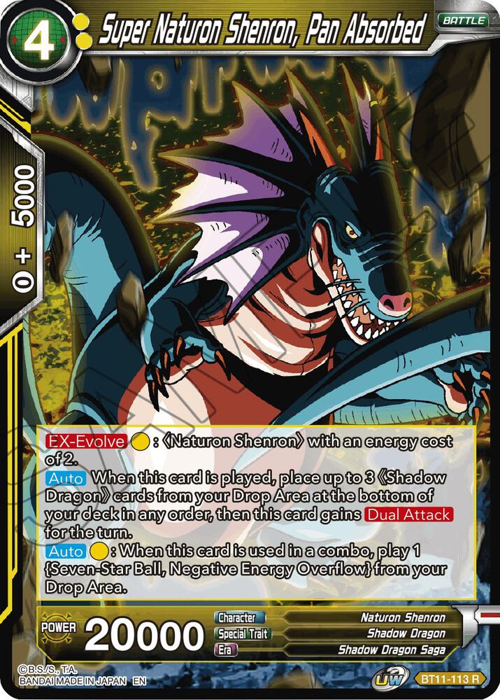 Super Naturon Shenron, Pan Absorbed - Vermilion Bloodline - Dragon