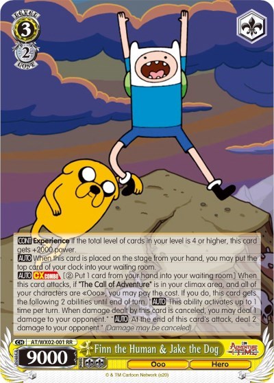Finn the Human & Jake the Dog card
