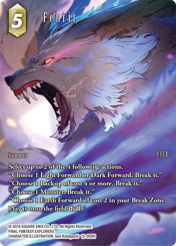 その他 Fenrir Fenrir (Full Art) - Opus XII - Final Fantasy TCG - TCGplayer.com