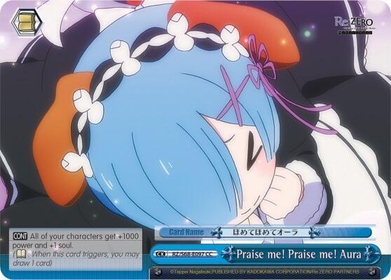 Praise me! Praise me! Aura