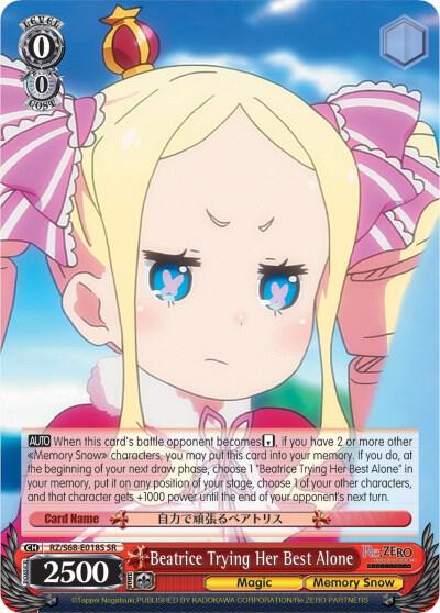 Beatrice Trying Her Best Alone (SR)
