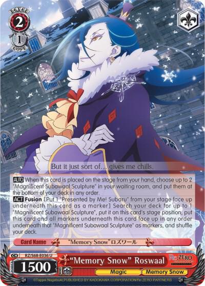 "Memory Snow" Roswaal