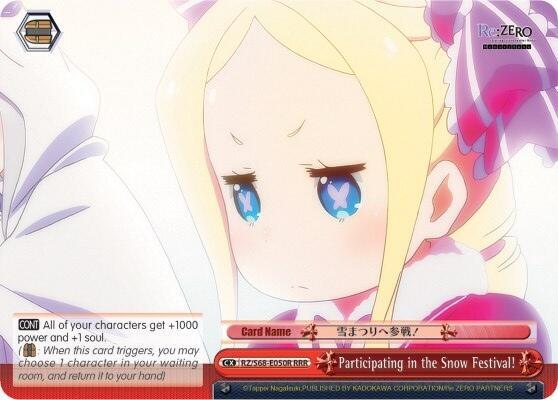 Participating in the Snow Festival! (RRR)