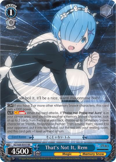 That's Not It, Rem
