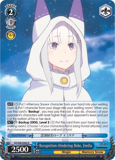 Recognition-Hindering Robe, Emilia