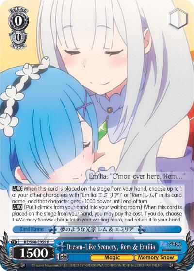 Dream-Like Scenery, Rem & Emilia