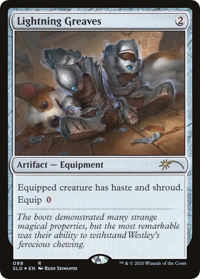 Lightning Greaves 099