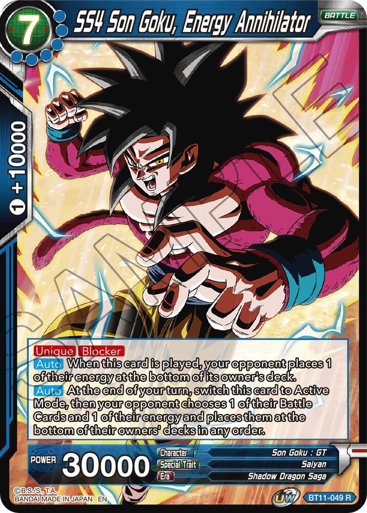 SS4 Son Goku, Energy Annihilator #BT11-049 — Vermilion Bloodline
