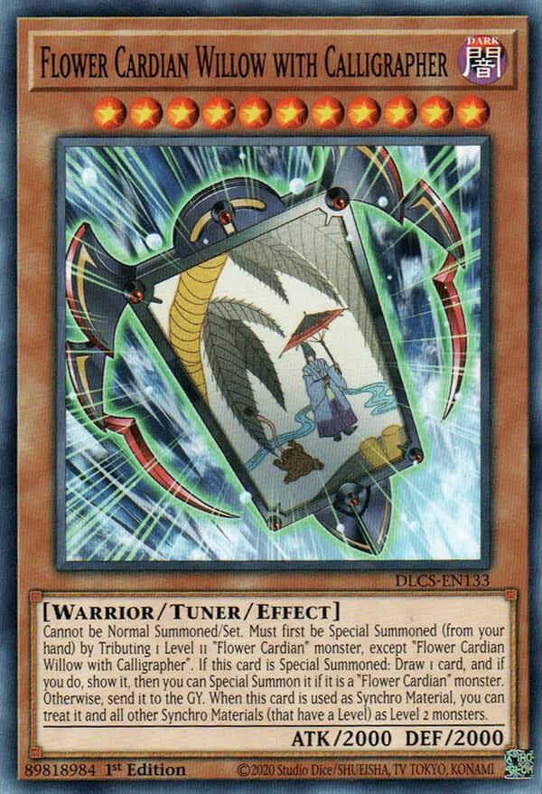 Flower Cardian Willow with Calligrapher