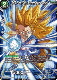 SS3 Son Goku, Overflowing Spirit card art