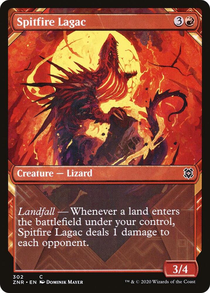 Spitfire Lagac (Showcase) - Zendikar Rising - Magic: The Gathering