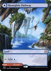 Riverglide Pathway (Borderless) (Zendikar Rising)