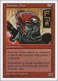 Ironclaw Orcs - Fifth Edition - Magic: The Gathering card