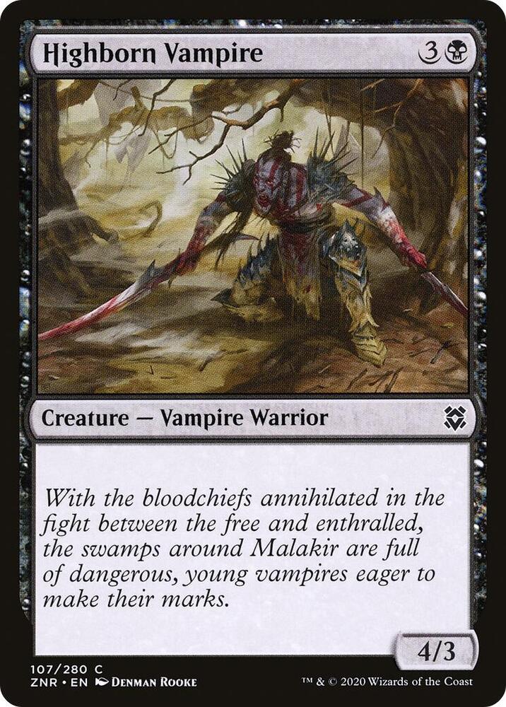 Highborn Vampire - Zendikar Rising - Magic: The Gathering