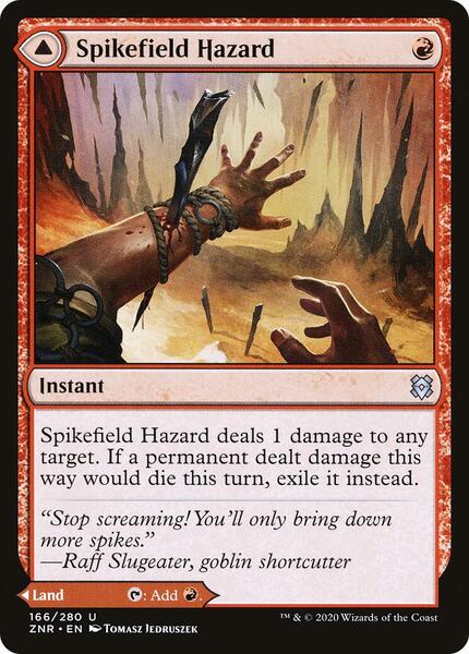Spikefield Hazard - Zendikar Rising - Magic: The Gathering