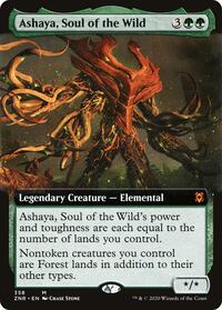Ashaya, Soul of the Wild (Extended Art) - Zendikar Rising