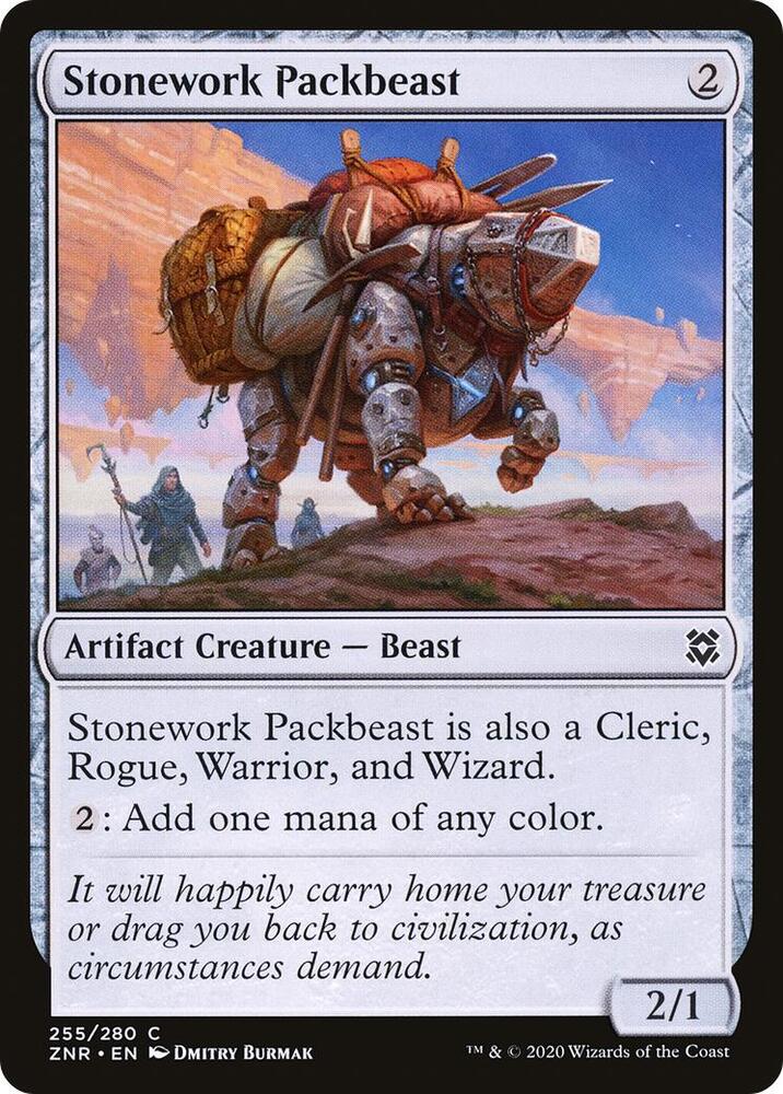 Stonework Packbeast - Zendikar Rising - Magic: The Gathering