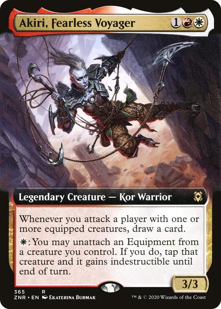 Akiri, Fearless Voyager (Extended Art) - Zendikar Rising - Magic