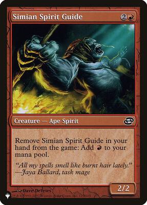 Simian Spirit Guide 122/165 – The List Reprints (Common)