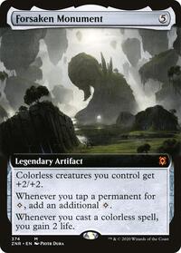 Forsaken Monument (Extended Art) - Zendikar Rising - Magic: The Gathering