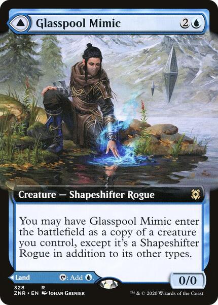 Glasspool Mimic (Extended Art) - Zendikar Rising - Magic: The