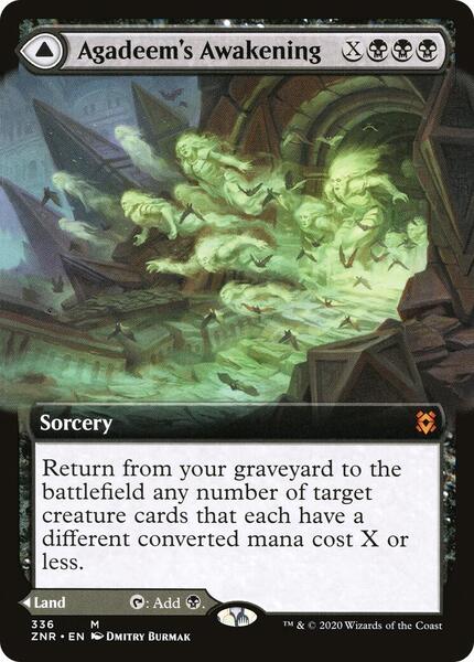 MTG アガディームの覚醒 foil ４枚組 JPN】【Foil】《アガディームの覚醒/Agadeem's Awakening》[ZNR