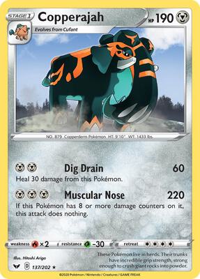 Copperajah - 137/202 (Non-Holo Gamestop Exclusive)